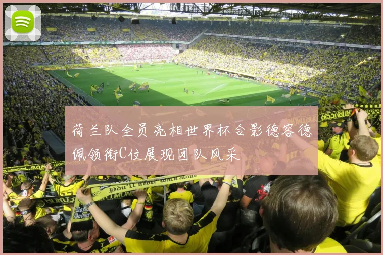 荷兰队全员亮相世界杯合影德容德佩领衔C位展现团队风采